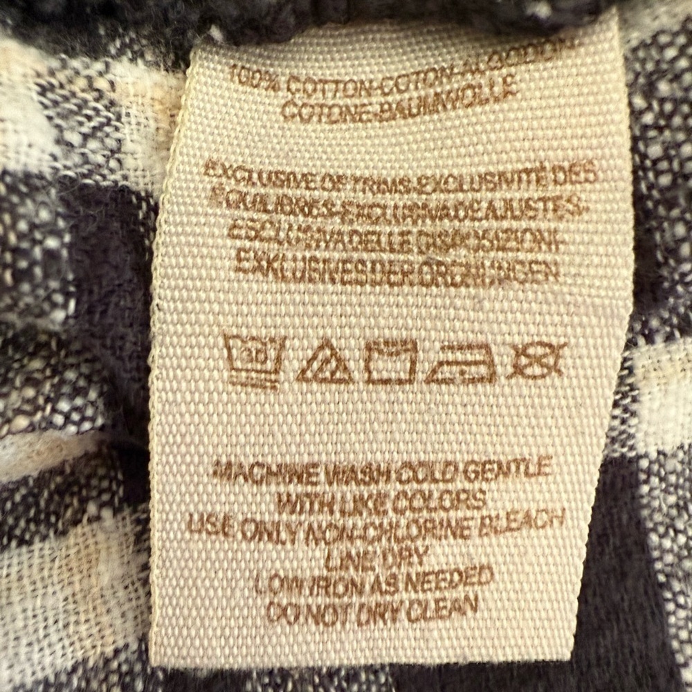 Free People Catch Up With Me Plaid Black Combo in Size XS - Picture 14 of 14